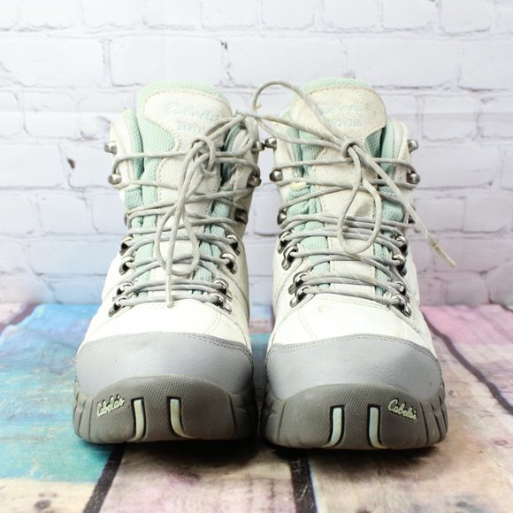 Cabelas Dry-Plus Thinsulate Insulated Hiking Suede Winter Boots 9 D - Picture 4 of 9